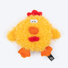 HUFT Miss Chicklet Squeaky Plush Toy For Dog - Yellow - Heads Up For Tails