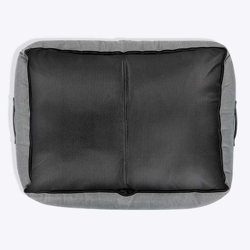 HUFT Furry Paradise Lounger Bed For Dog - Dark Grey - Heads Up For Tails