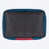 HUFT Personalised Geometric Groove Lounger Bed For Dog - Navy Blue - Heads Up For Tails
