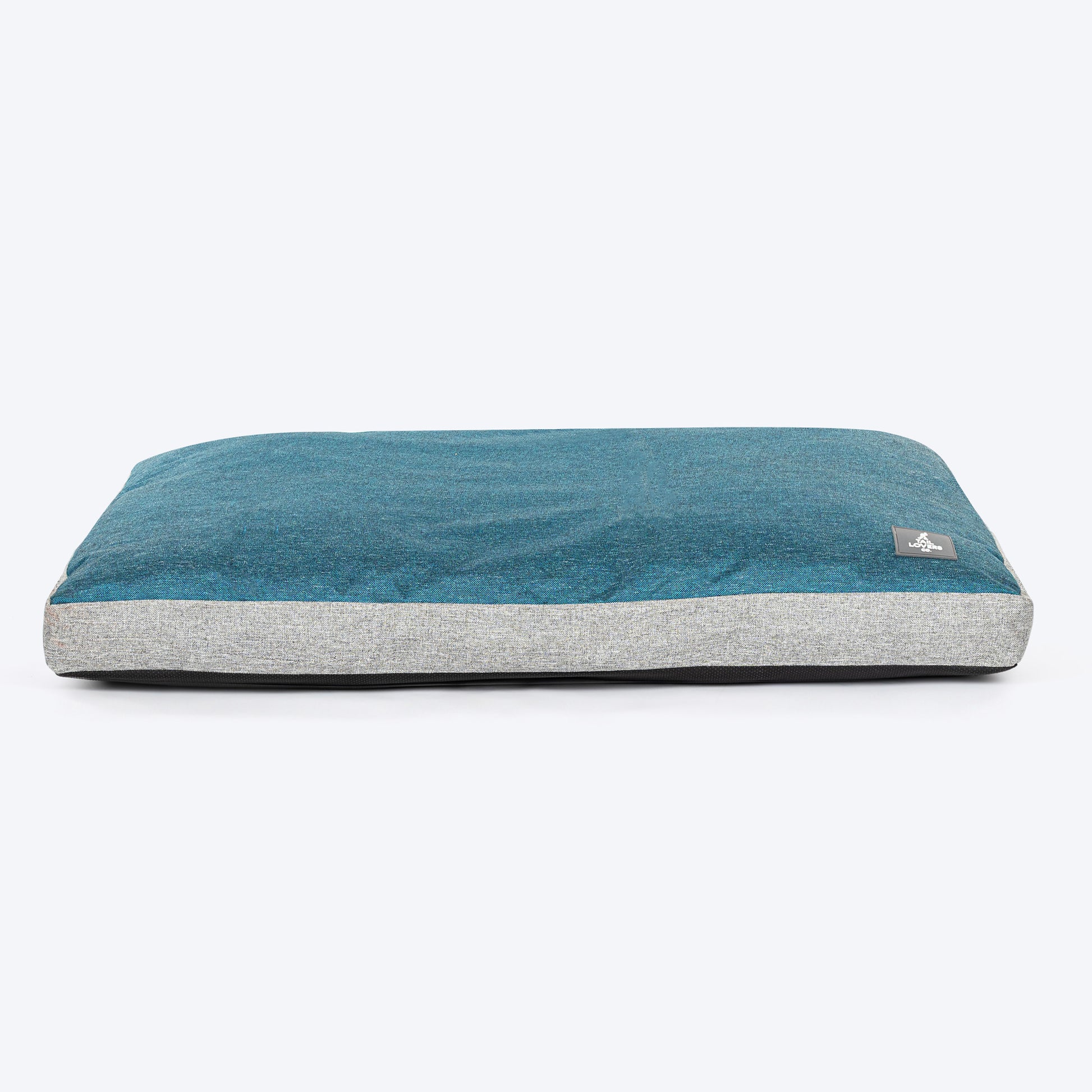 TLC Flat Haven Bed For Dog - Teal Blue - Heads Up For Tails