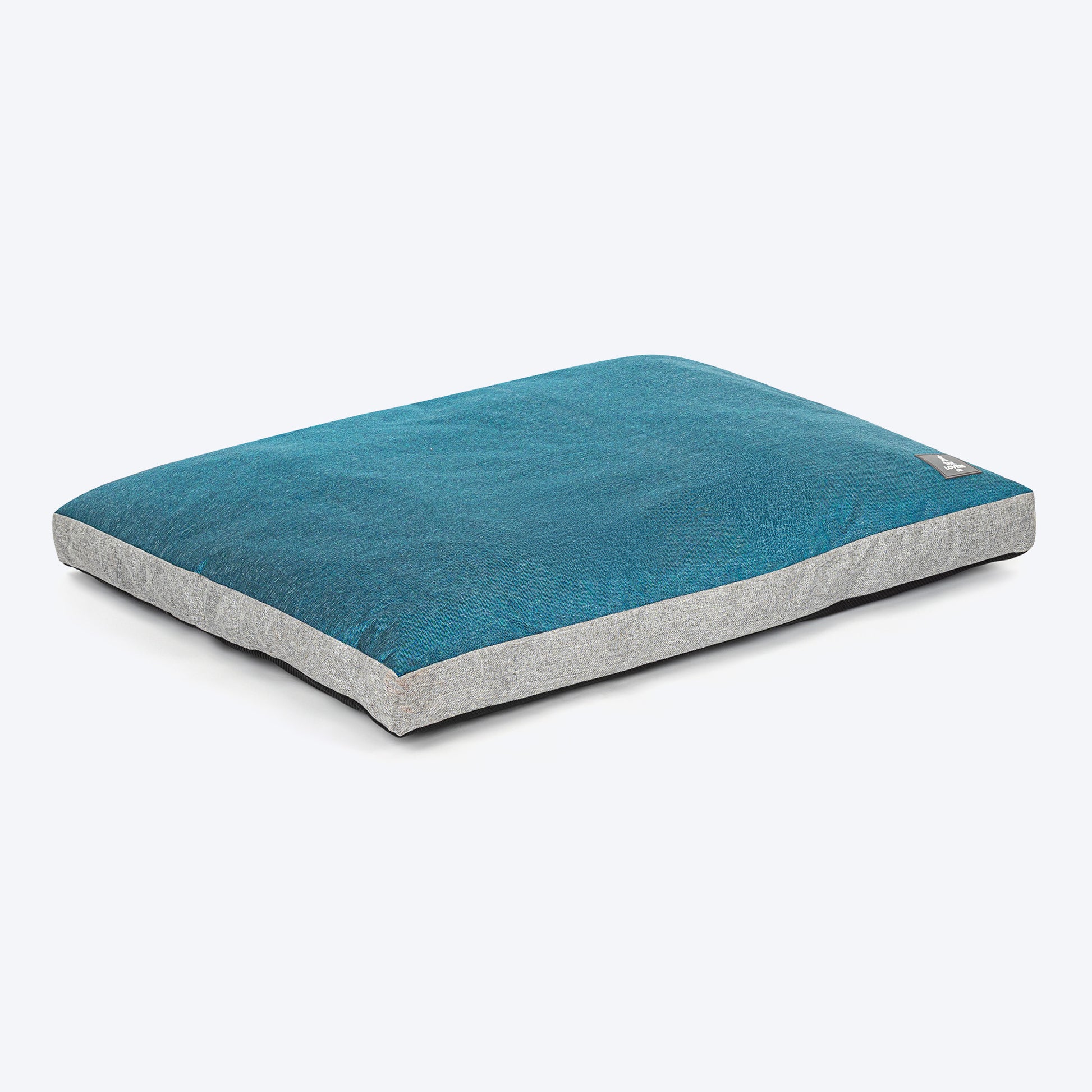 TLC Flat Haven Bed For Dog - Teal Blue - Heads Up For Tails