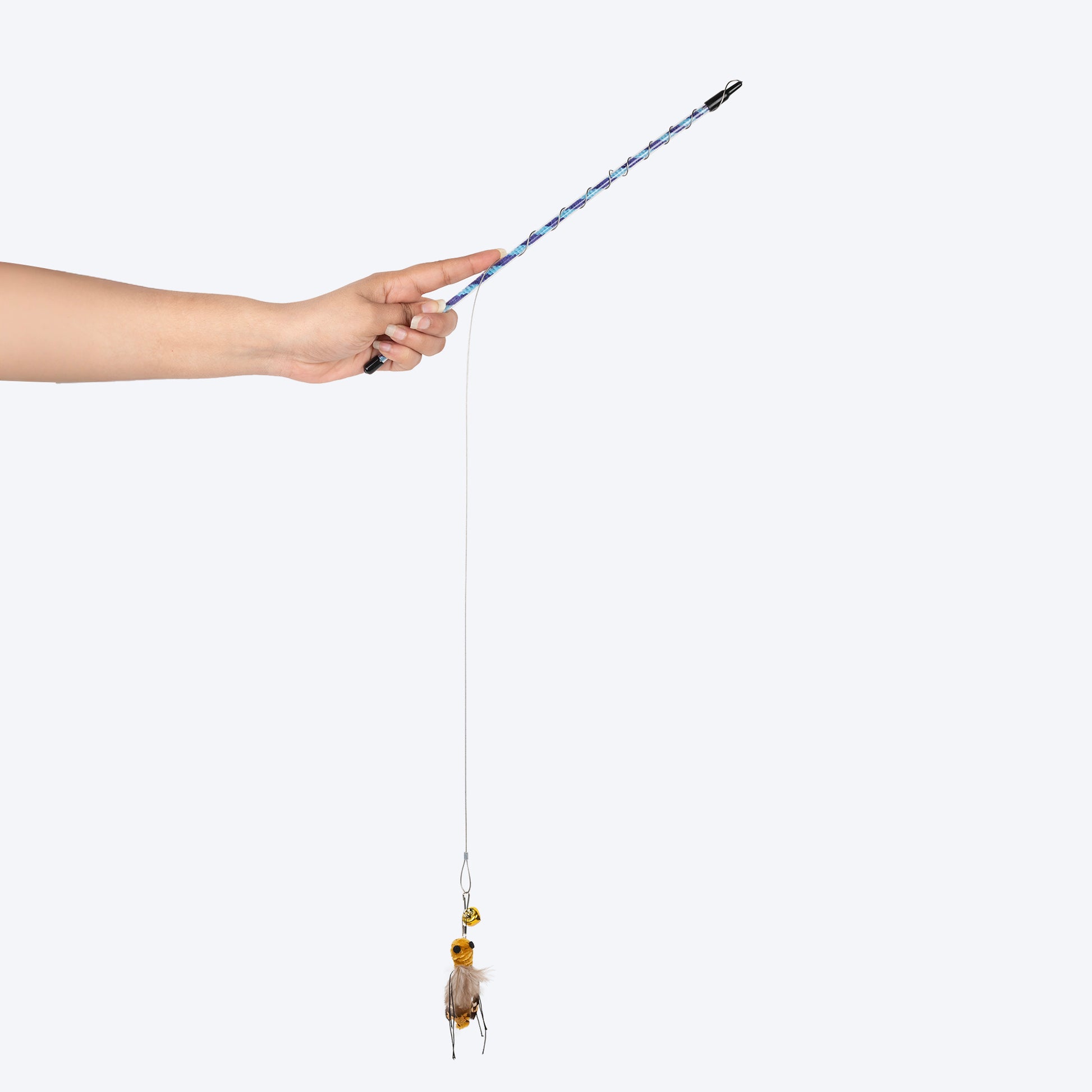 HUFT Metallic Magic Wand Toy For Cat - Multicolor - Heads Up For Tails