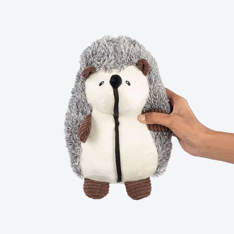 Dash Dog Harry The Hedgehog Toy For Dog - Grey - Heads Up For Tails