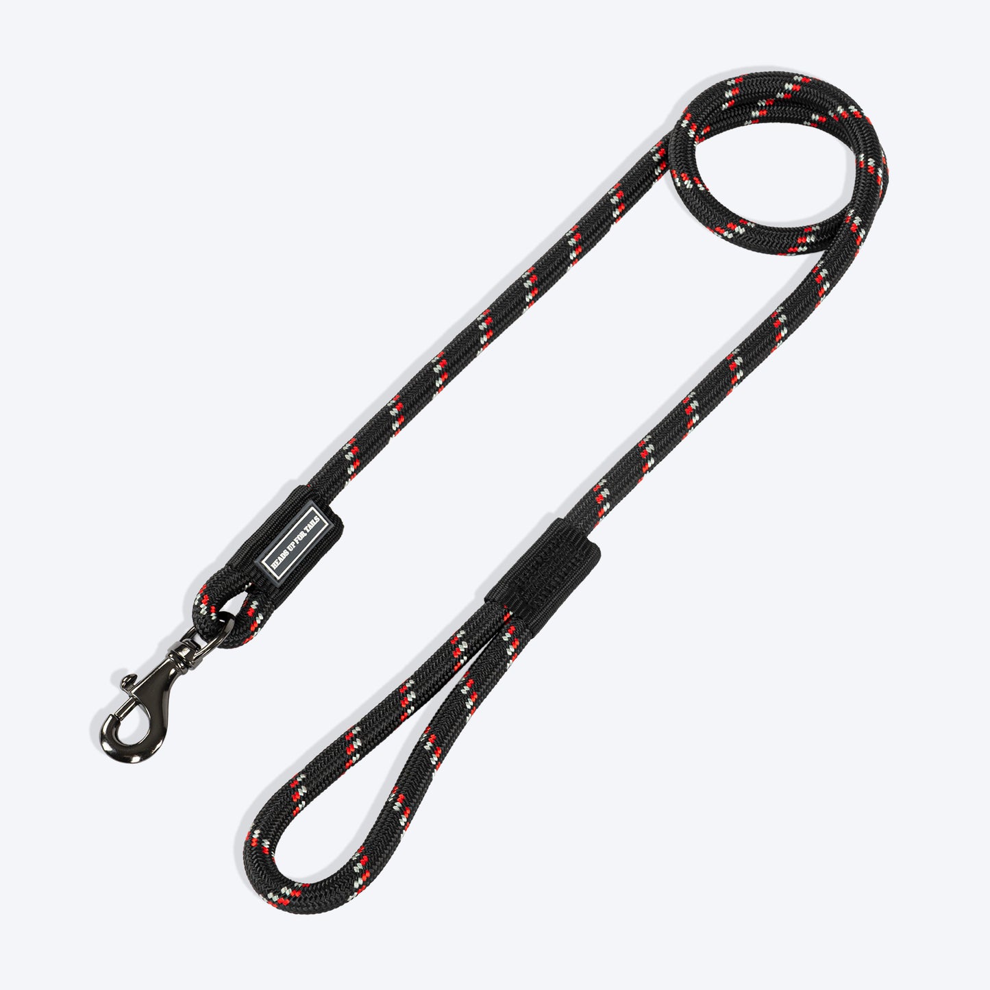 HUFT Basic Rope Leash For Dog - Black - 4 ft