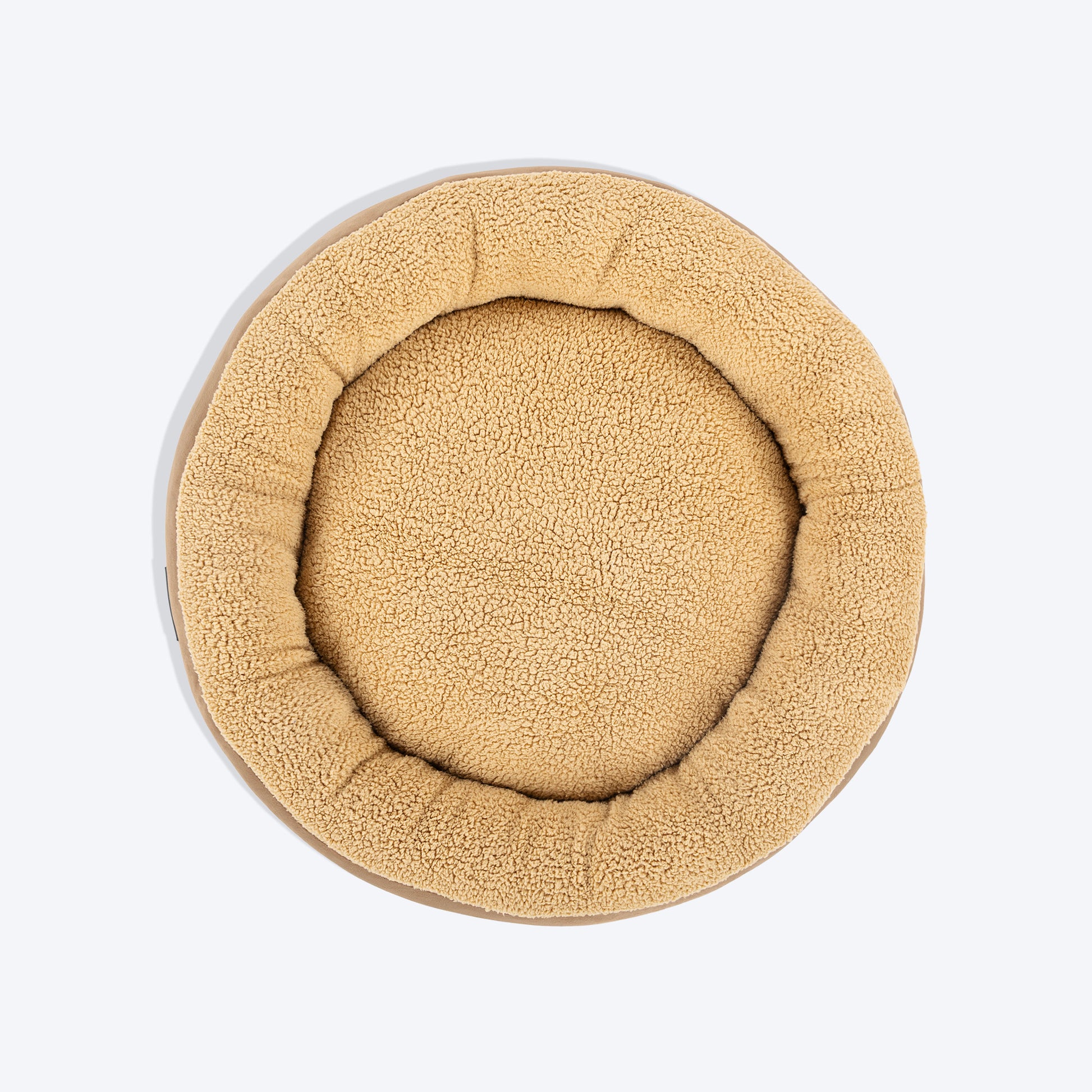 TLC Round Retreat Bed For Dog & Cat - Brown - Heads Up For Tails