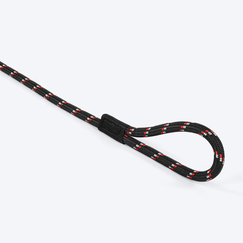 HUFT Basic Rope Leash For Dog - Black - 4 ft - Heads Up For Tails