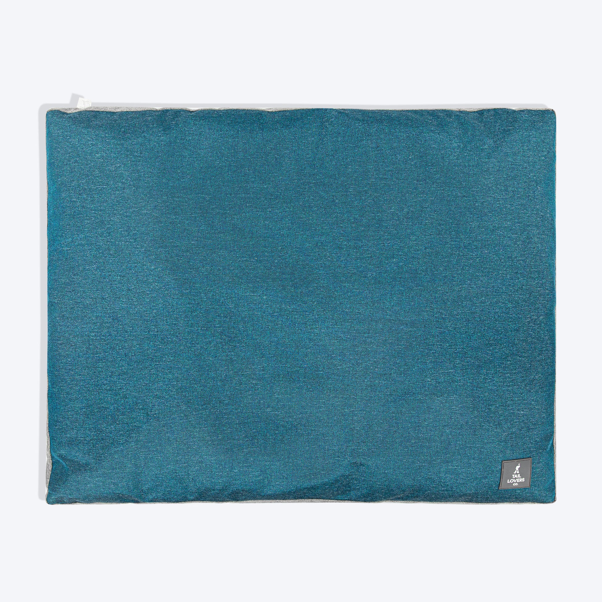 TLC Flat Haven Bed For Dog - Teal Blue - Heads Up For Tails