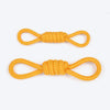 Dash Dog Tugster Rope Toy For Dog - Yellow & Orange - Heads Up For Tails