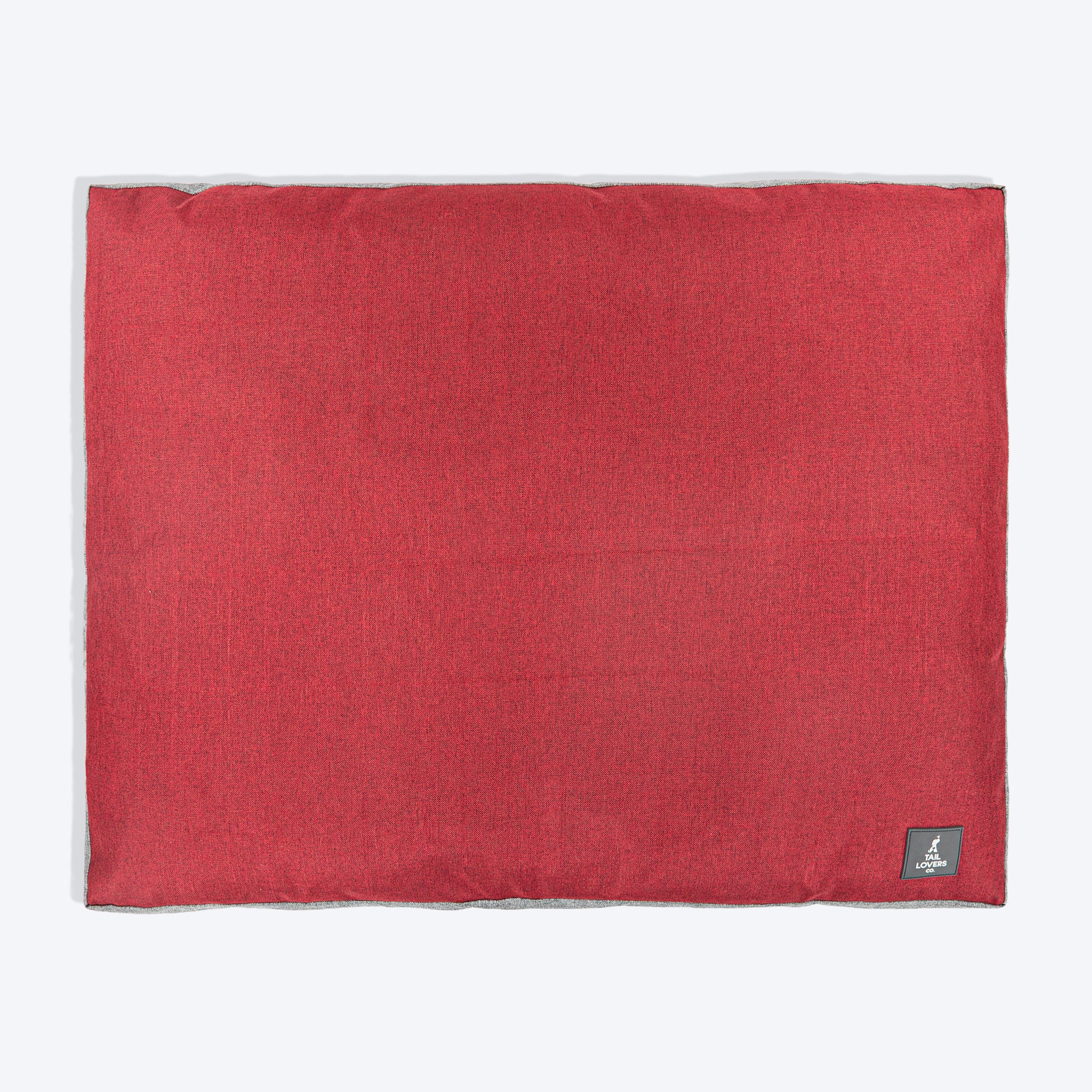 TLC Flat Haven Bed For Dog - Red - Heads Up For Tails