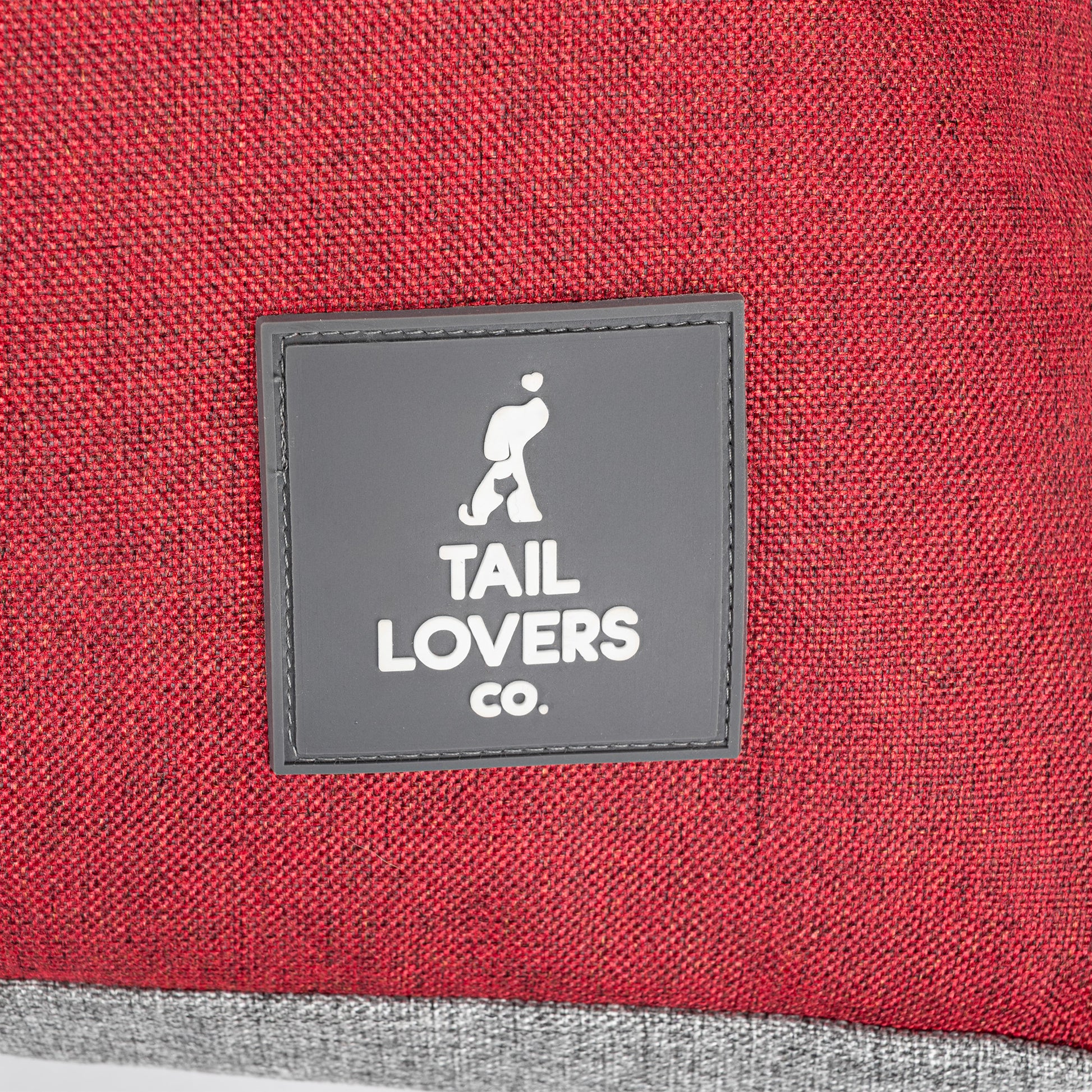 TLC Flat Haven Bed For Dog - Red - Heads Up For Tails