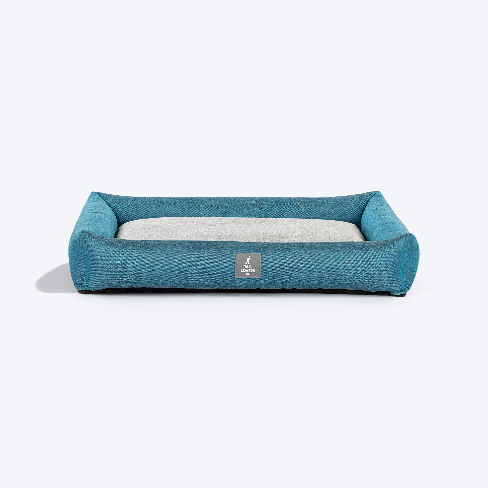 TLC Nesting Nook Bed For Dog - Teal Blue - Heads Up For Tails
