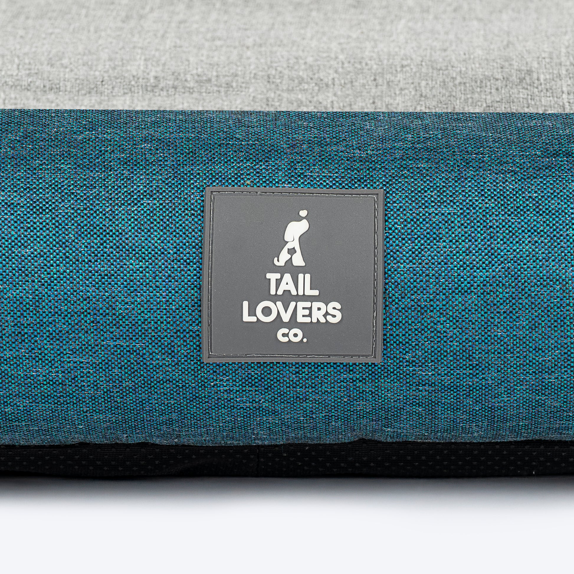 TLC Nesting Nook Bed For Dog - Teal Blue - Heads Up For Tails