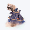 HUFT Customised Neel Mehfil Lehenga Dress For Dog & Cat - Navy Blue