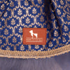 HUFT Customised Neel Mehfil Lehenga Dress For Dog & Cat - Navy Blue