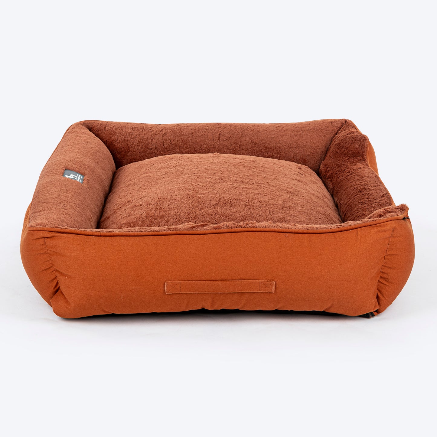 HUFT Personalised Furever Cosy Lounger Dog Bed - Dark Brown