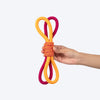 Dash Dog Loopster Rope Toy For Dog - Pink & Orange - Heads Up For Tails