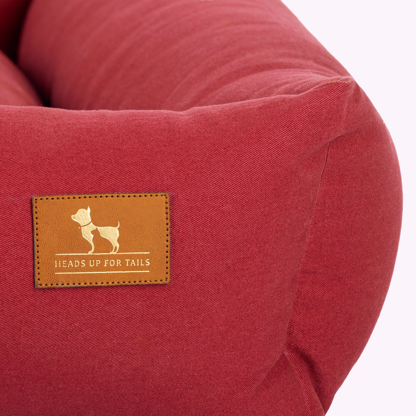 HUFT Personalised Sniff The Love Lounger Bed For Dog - Maroon