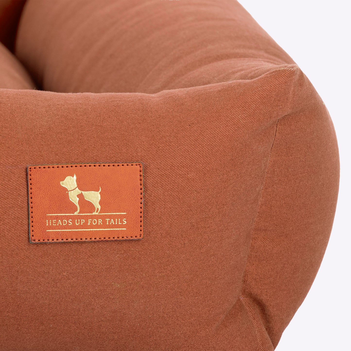 HUFT Personalised Sniff The Love Lounger Bed For Dog - Brown