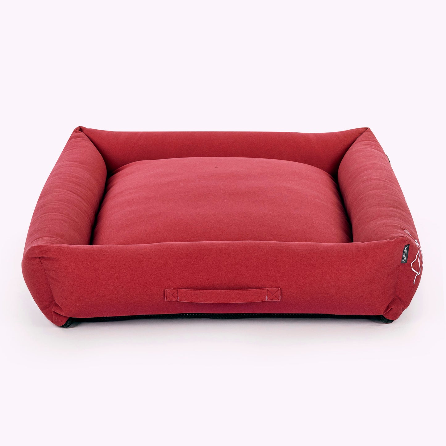 HUFT Personalised Sniff The Love Lounger Bed For Dog - Maroon