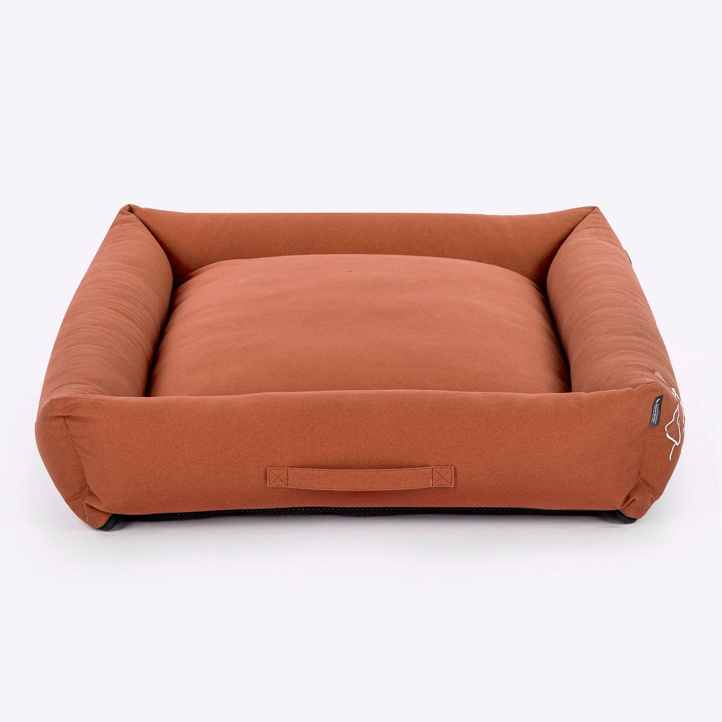 HUFT Personalised Sniff The Love Lounger Bed For Dog - Brown