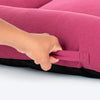 HUFT Personalised Sniff The Love Lounger Bed For Dog - Dark Magenta - Heads Up For Tails
