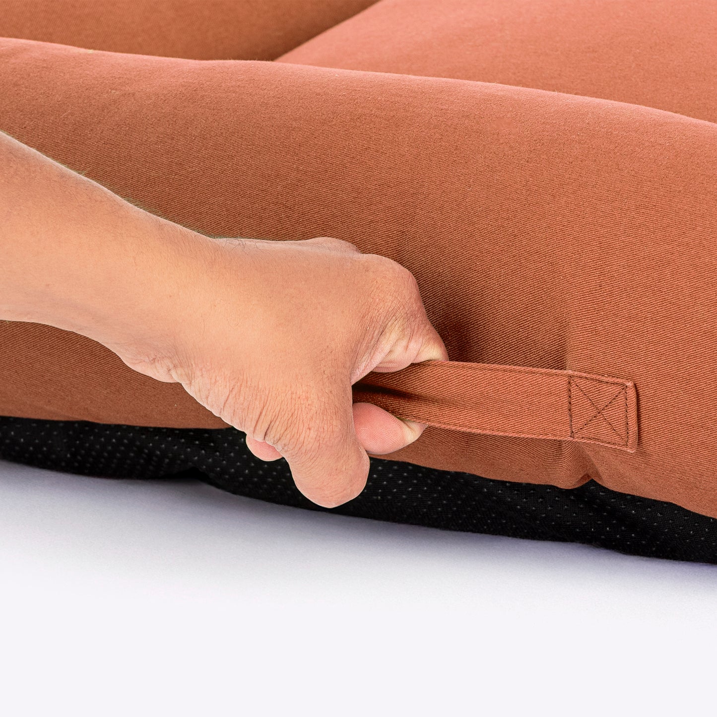 HUFT Personalised Sniff The Love Lounger Bed For Dog - Brown