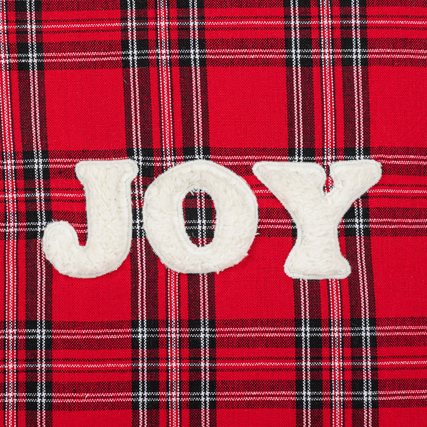 HUFT Personalised Tartan Plaid Snuggle Cushion Cover For Dog & Cat - Red