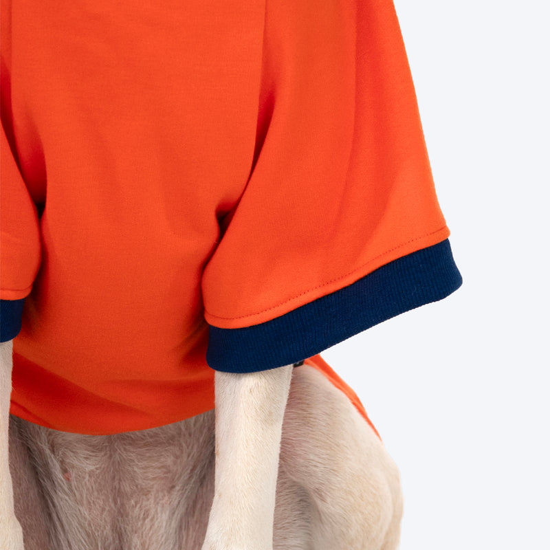 HUFT Good Doggo Pet Sweatshirt - Orange - Heads Up For Tails