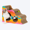 HUFT Scratch N' Hide Scratcher For Cat - Multicolor - Heads Up For Tails