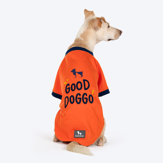 HUFT Good Doggo Pet Sweatshirt - Orange - Heads Up For Tails