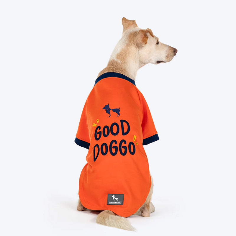 HUFT Good Doggo Pet Sweatshirt - Orange - Heads Up For Tails