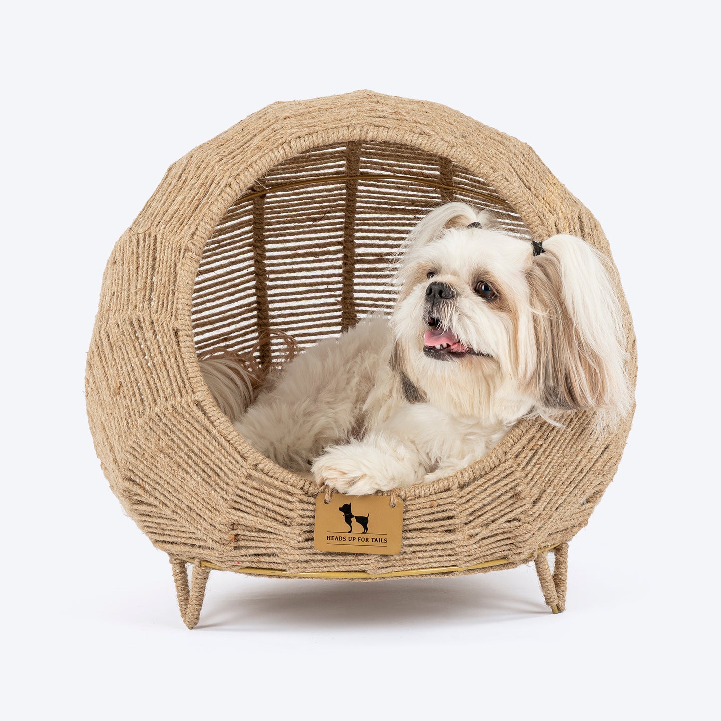 HUFT Purrfect Perch Chair With Cushion For Cat - Brown