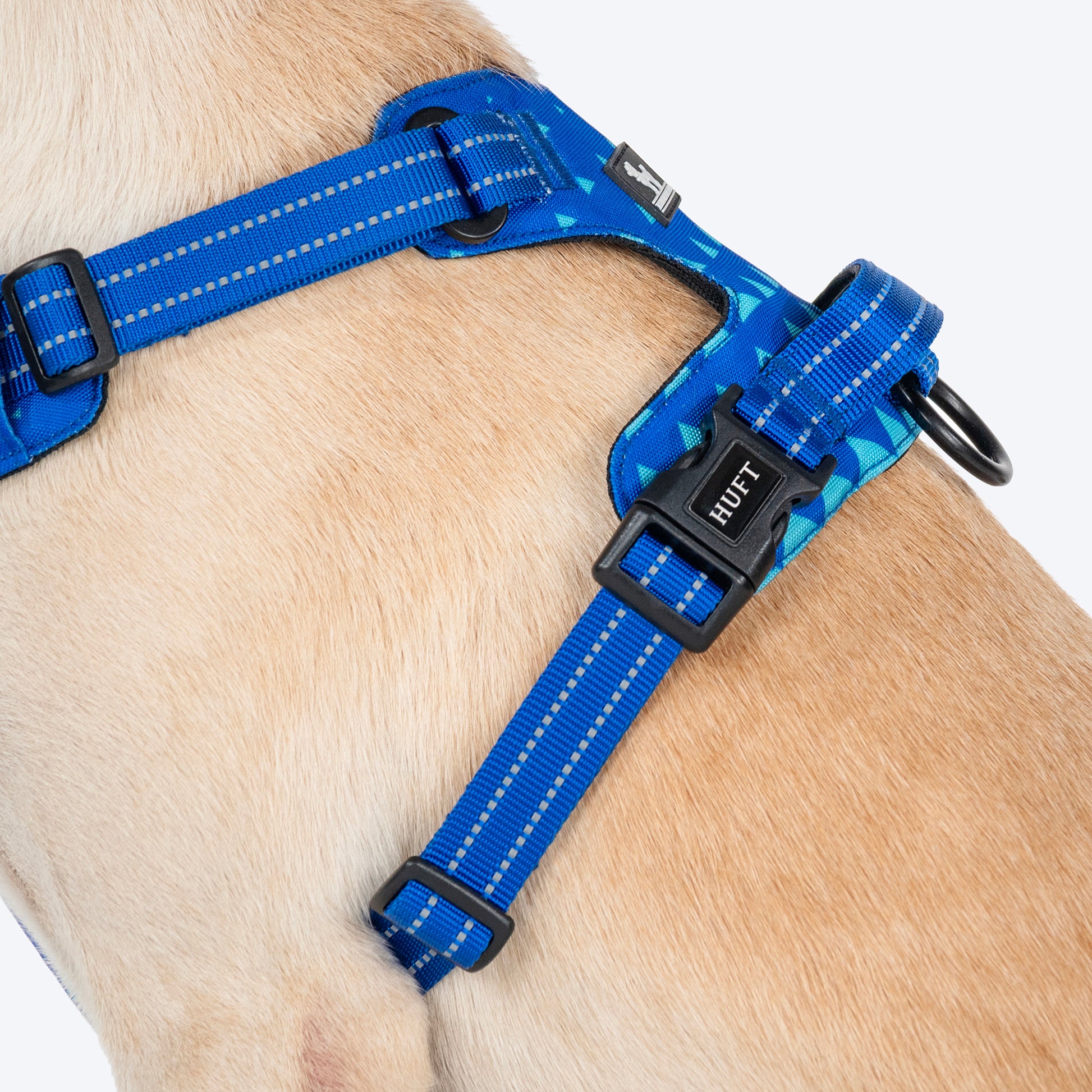 HUFT Walk Light Harness For Dog - Azure Blue - Heads Up For Tails