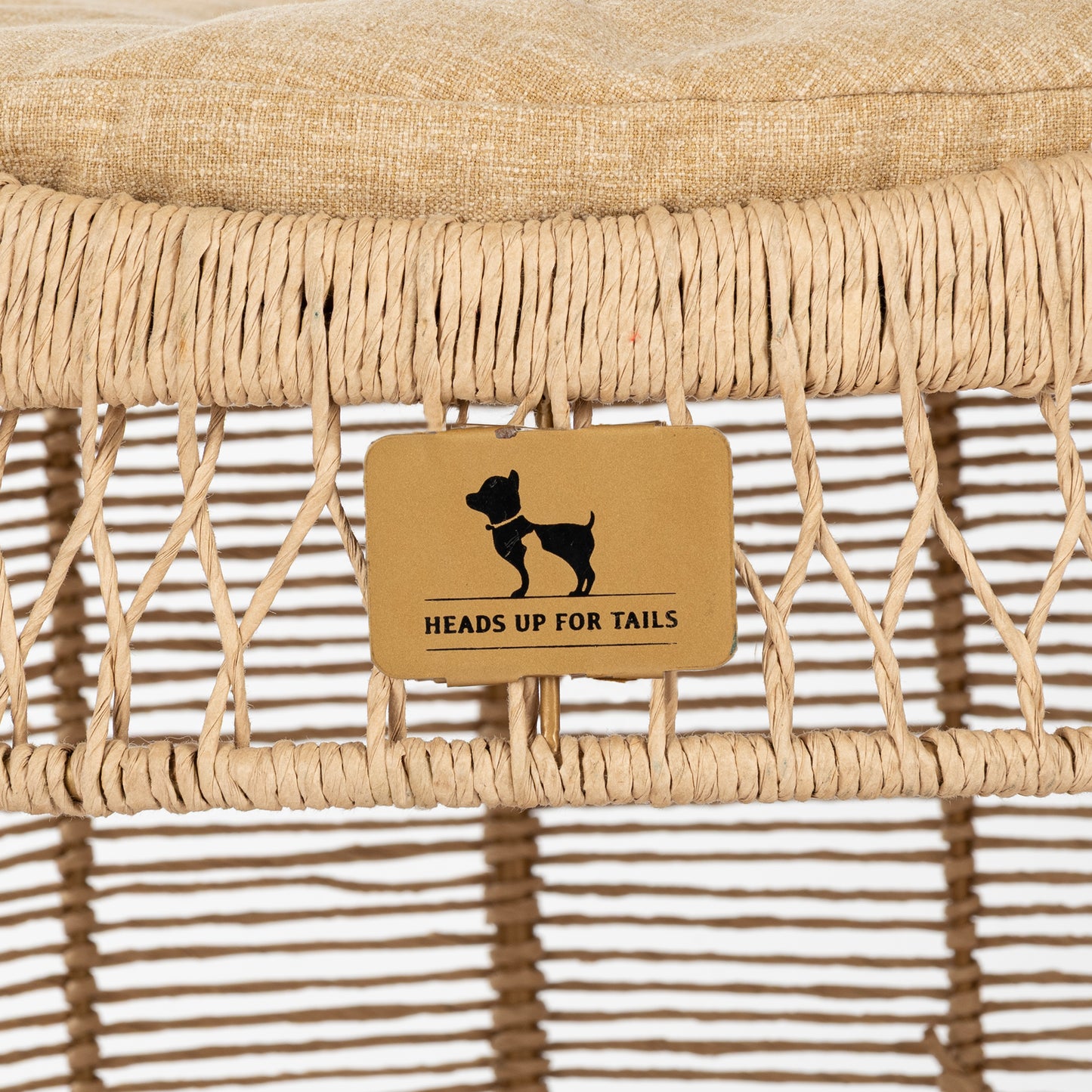HUFT Furry Friends Double Seat Chair With Cushions For Cat - Beige