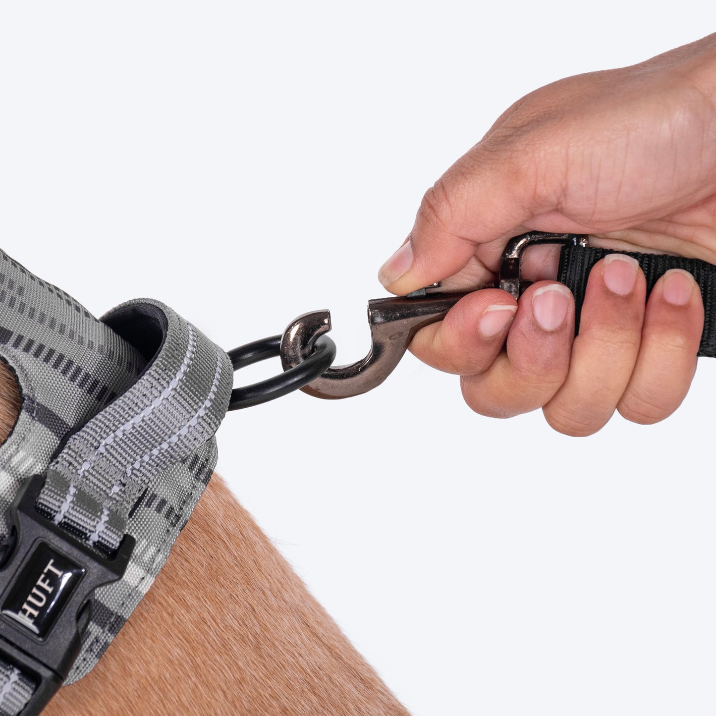 HUFT Walk Light Harness For Dog - Sterling Grey - Heads Up For Tails