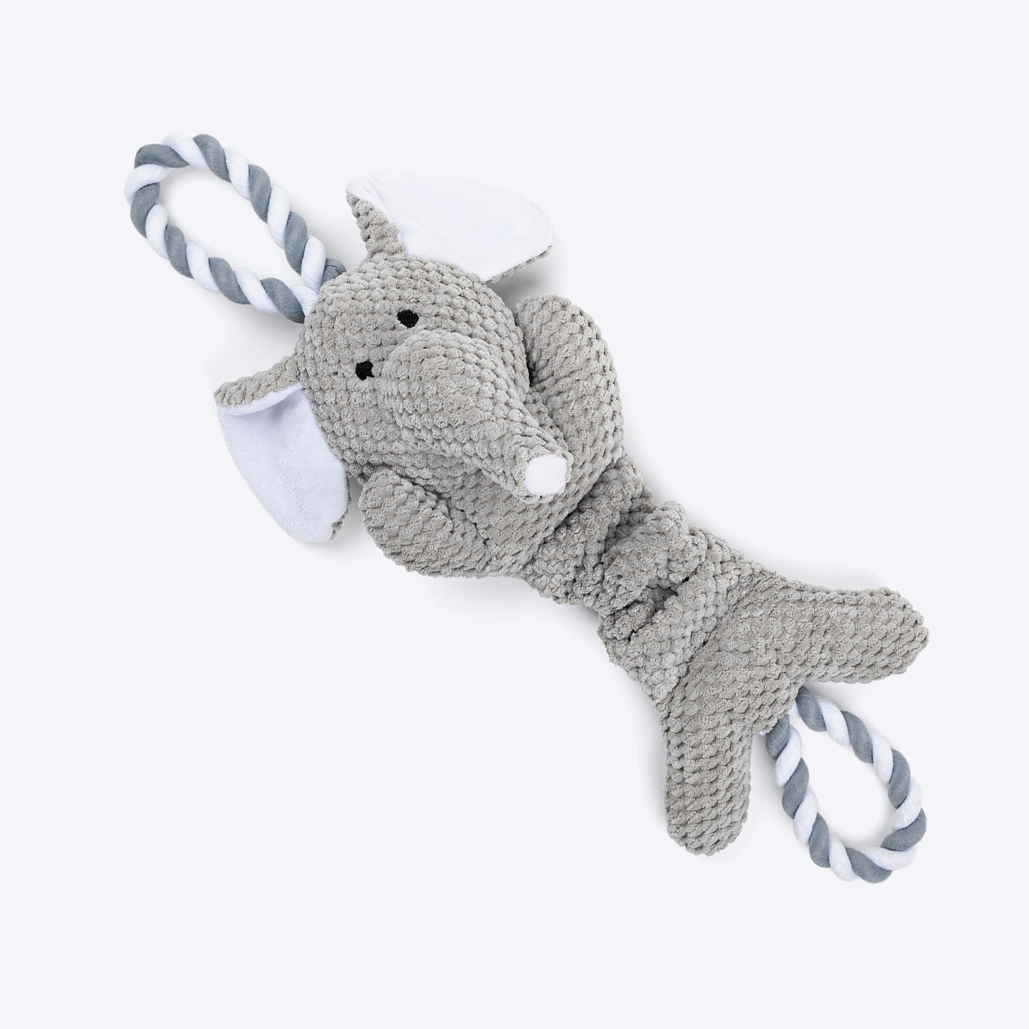 HUFT Tuggie Ellie Plush Toy For Dog - Grey_02