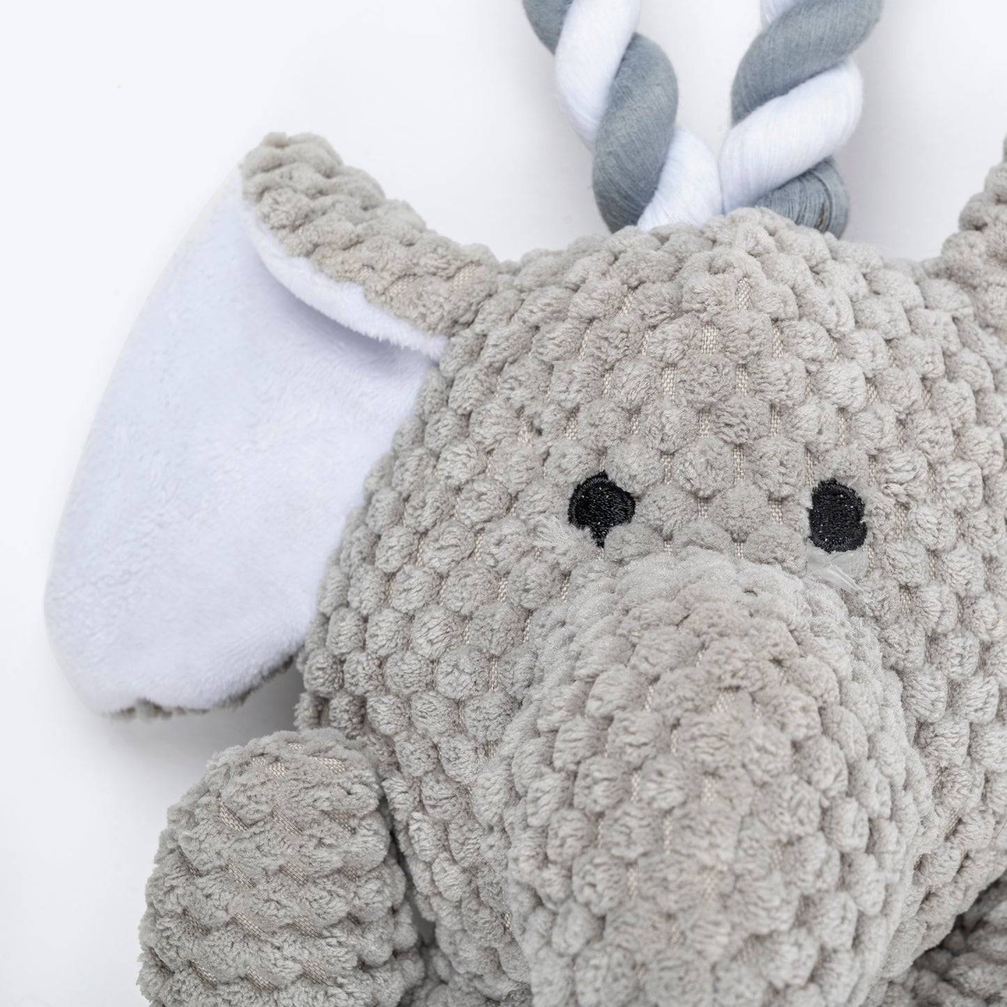 HUFT Tuggie Ellie Plush Toy For Dog - Grey_04