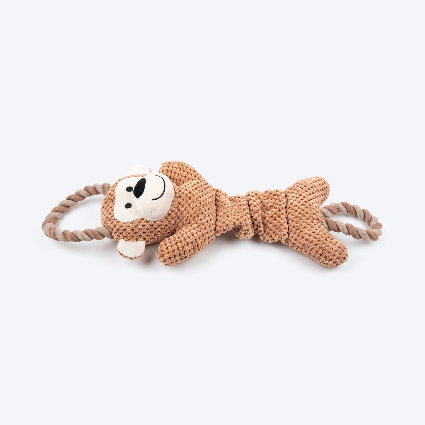 HUFT Tuggie Monkie Plush Toy For Dog - Brown_02