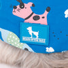 HUFT Doodle Days Printed T-Shirt For Small Dog - Blue - Heads Up For Tails