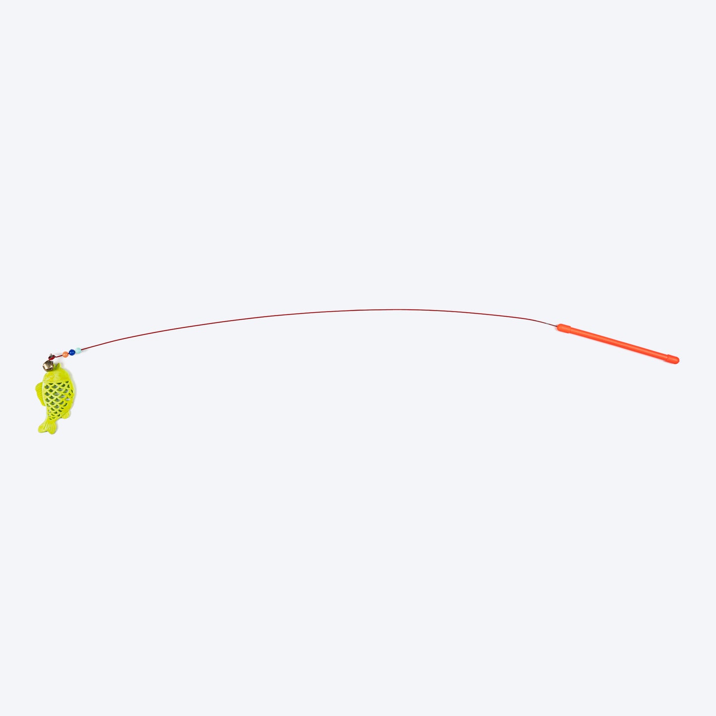 TLC Flippy Fish Wand Toy For Cat - Multicolor - Heads Up For Tails