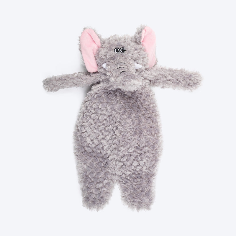 HUFT Goofy Elly Plush Toy For Dog - Grey - Heads Up For Tails