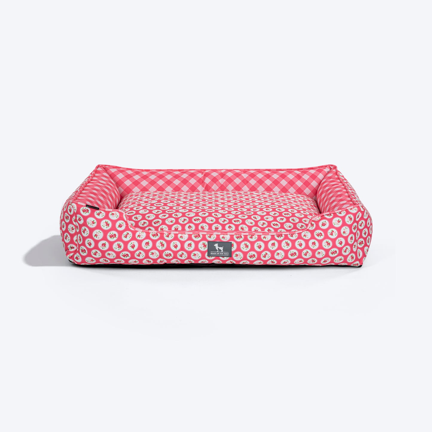HUFT Rosy Dreams Lounger Dog Bed - Pink - Heads Up For Tails