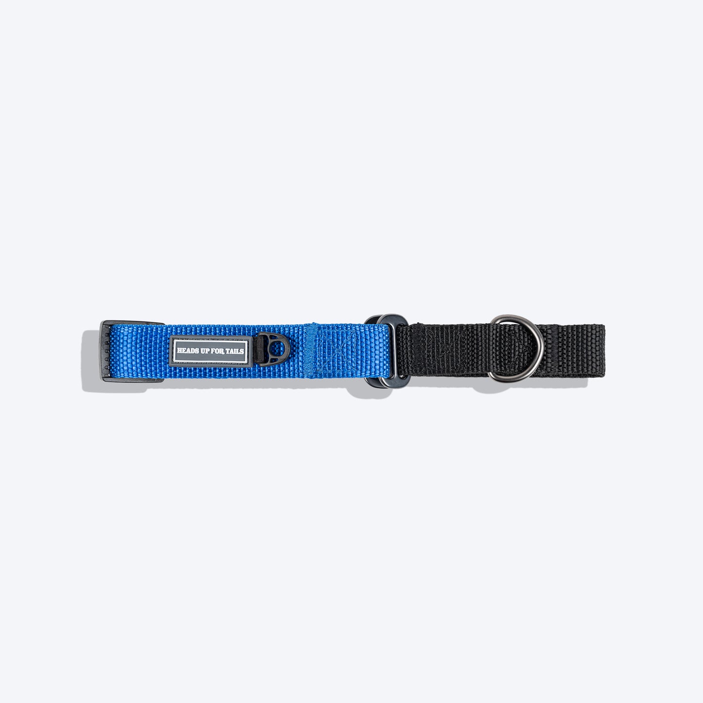HUFT Martingale Collar For Dog - Cobalt Blue & Classic Black - Heads Up For Tails