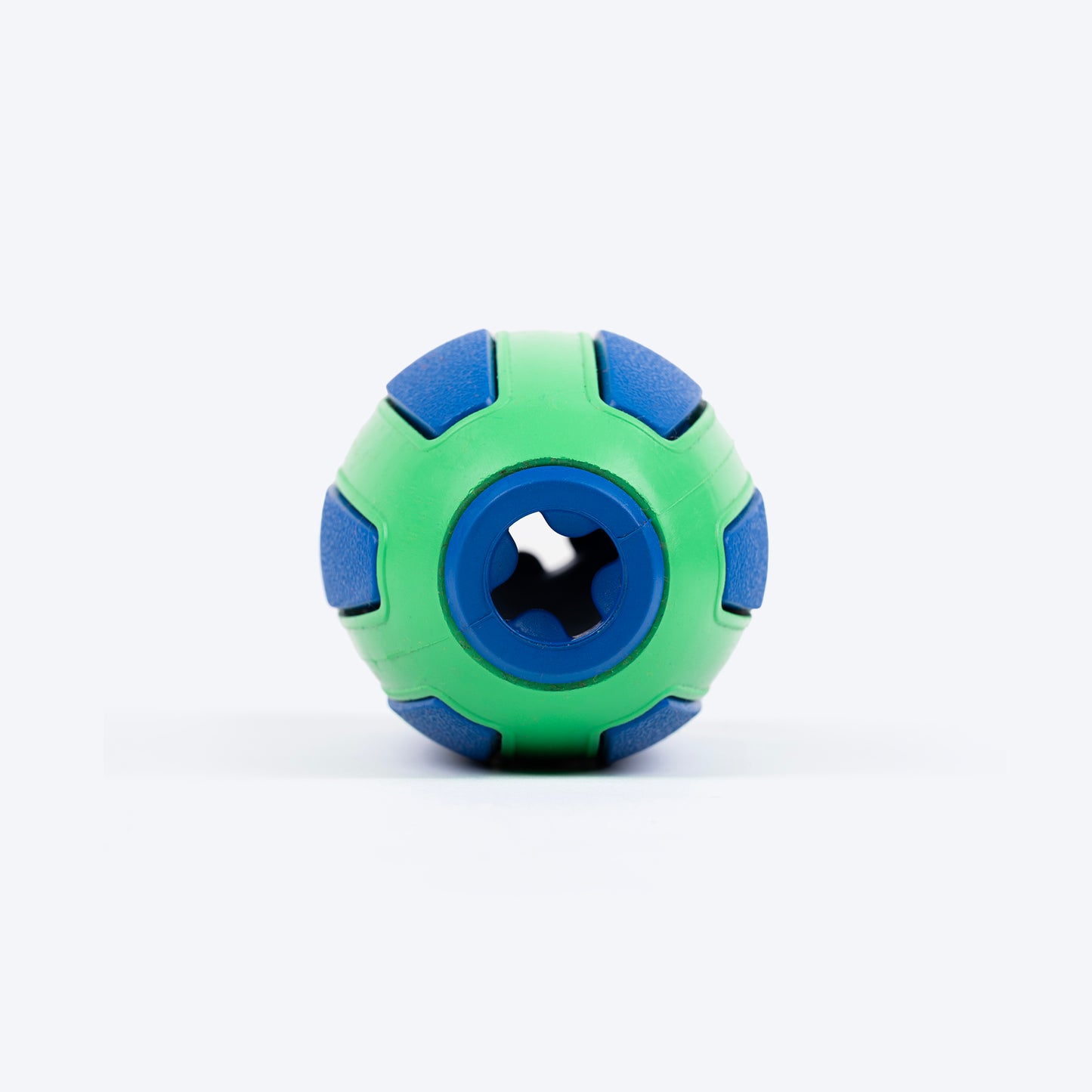 HUFT Rugby Chew Toy For Dog - Blue & Green - Heads Up For Tails