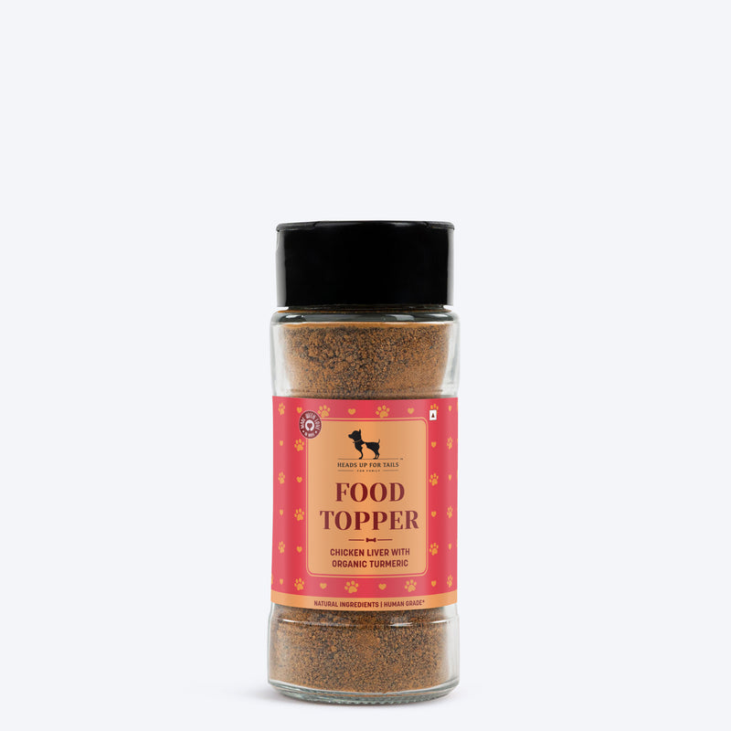 HUFT Food Topper Chicken Liver with Organic Turmeric For Dog - Heads Up For Tails