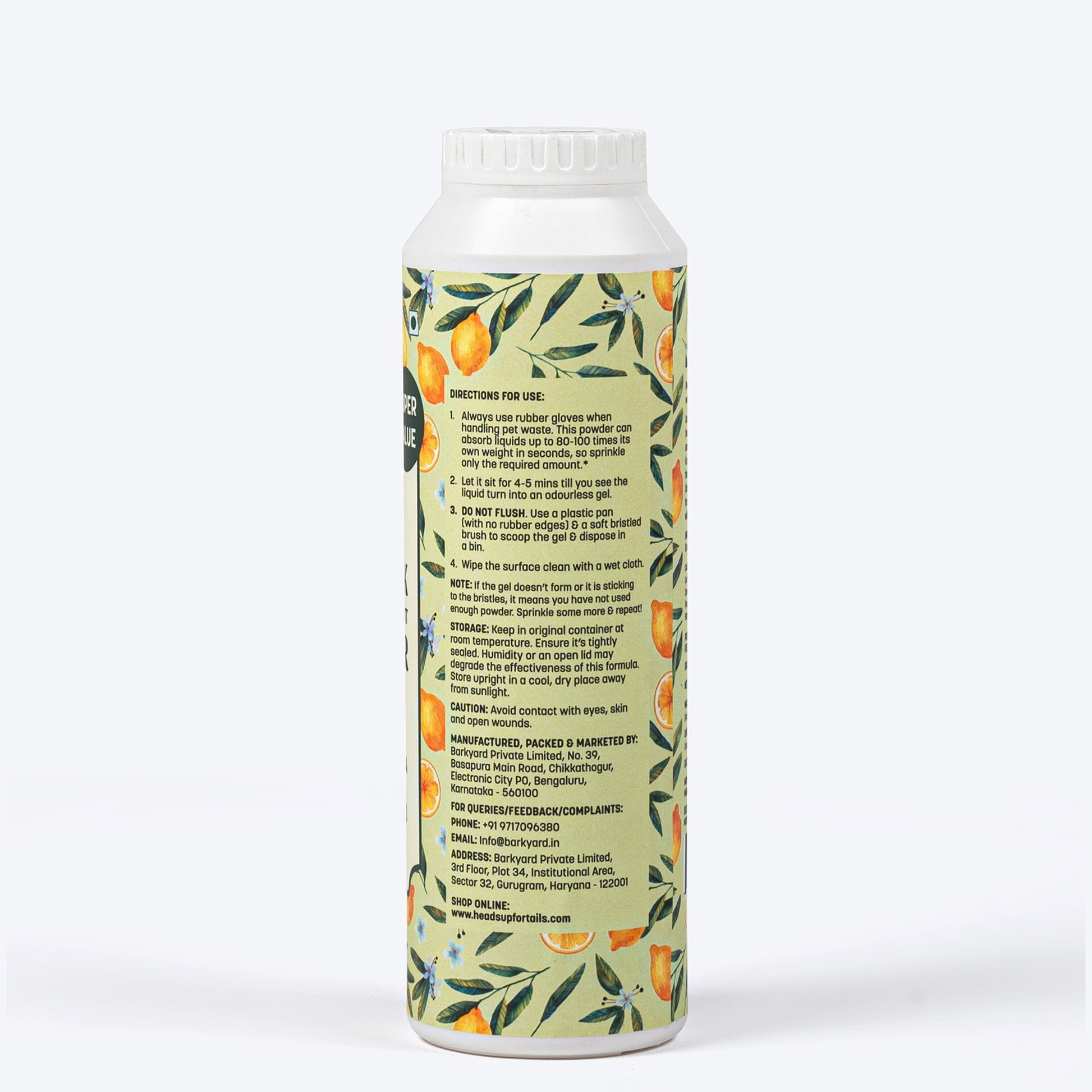 HUFT Pee Lock Super Absorbent Powder For Dogs & Cats - Heads Up For Tails