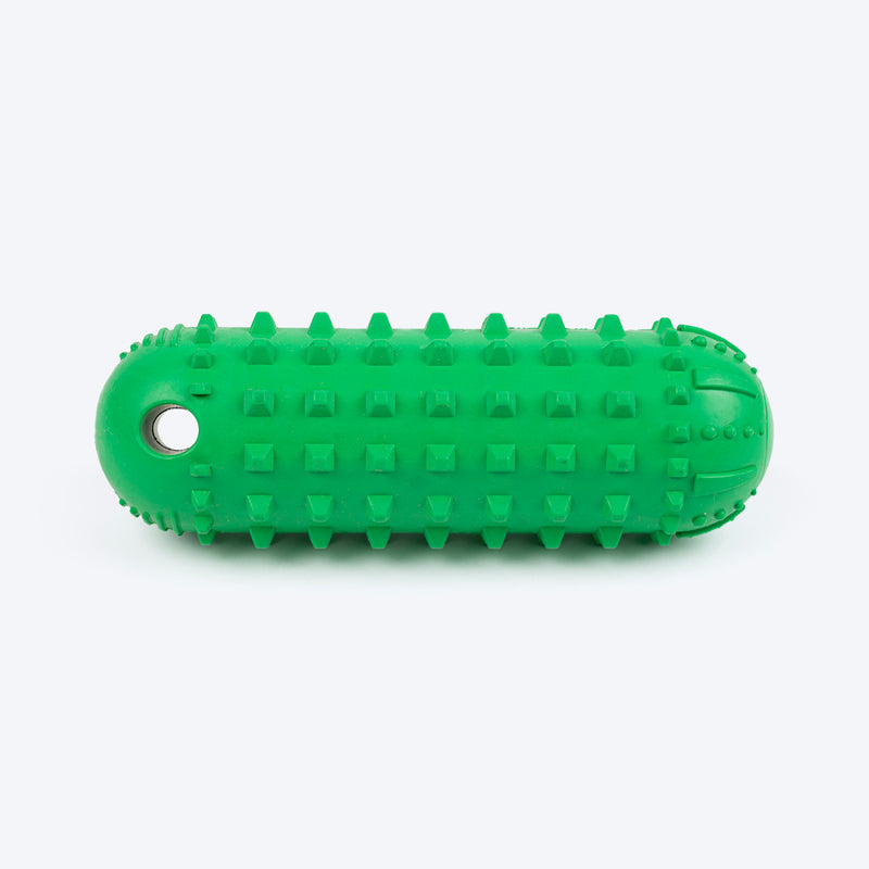 HUFT Squeak-N-Chew Cruiser Toy For Dog - Green - Heads Up For Tails