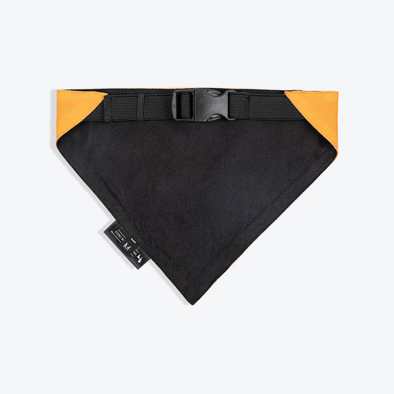 HUFT Ek Dum Bindas Bandana For Dog - Yellow - Heads Up For Tails