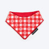 HUFT Jingle Hearts Scarf For Pets - Red & White - Heads Up For Tails