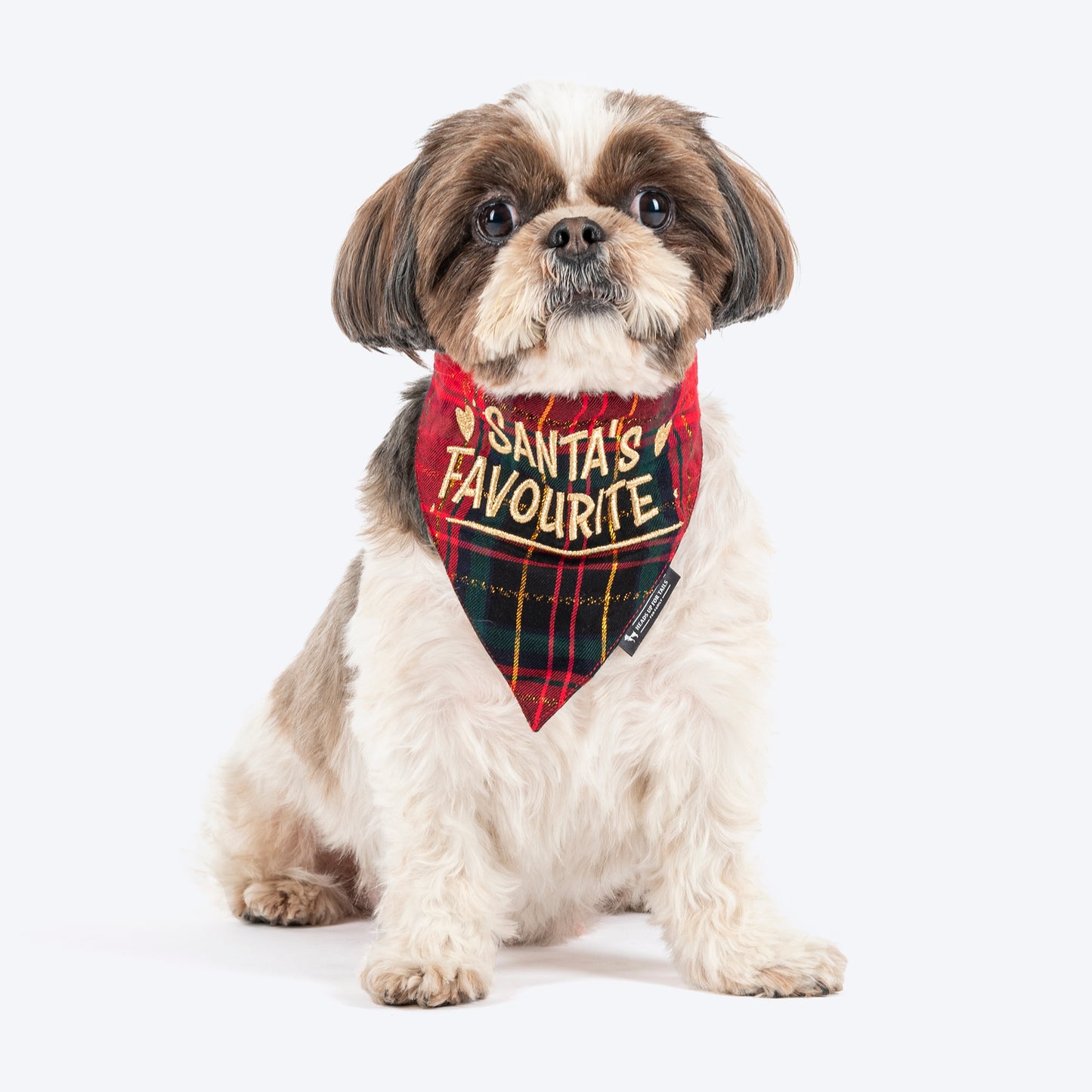 HUFT Santa's Favourite Bandana For Dog - Red - Heads Up For Tails